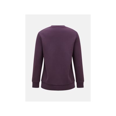 4. Peak Performance W Original Small Logo Crew Sweatshirt Purple