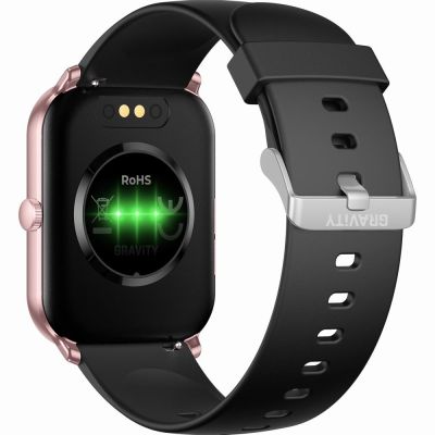8. Smartwatch Gravity Rose Gold Black GT36-3