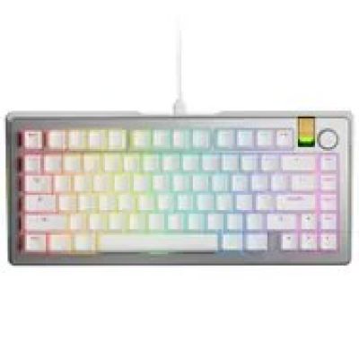 8. Glorious GMMK 3 Pro HE 75% Custom Gaming Keyboard - Tastatur - Pre-Built, Fox HE Switches, Silber