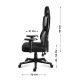 15. Huzaro Combat 6.2 Black RGB Gaming Chair
