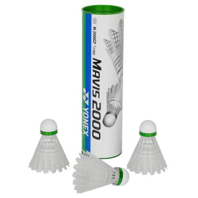 2. Yonex Mavis 2000 M-2000PGR badminton shuttlecock