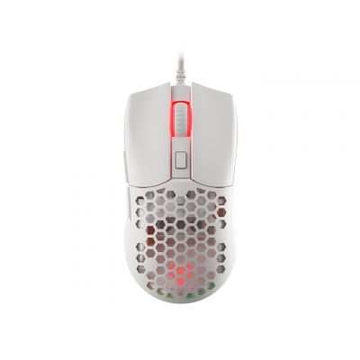 2. Genesis Krypton 750 Light 8000 DPI Gaming Mouse PAW3333 RGB White Gaming Mouse