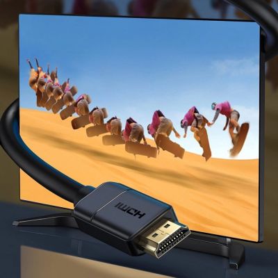 14. Baseus Cable HDMI 2.0 4K 60 Hz 3D HDR 18 Gbps 3 m black (CAKGQ-C01)