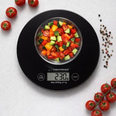 9. Esperanza Mango EKS003K kitchen scale (black)