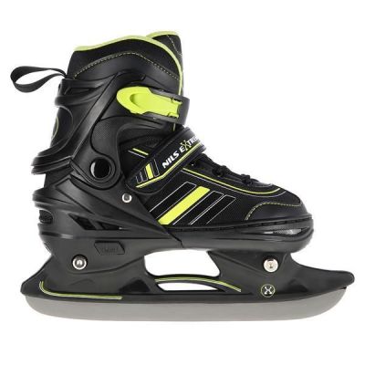 8. NILS EXTREME NH18191 2IN1 ROLLER SKATES BLACK-LIME SIZE L (39-43) WITH REPLACEABLE HOCKEY BLADE