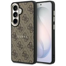 Guess 4G Embossed Ring MagSafe case for Samsung Galaxy S26 - brown