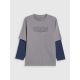 7. Boy's longsleeve loose with print 4F 4FJRSS26TLONM631-24S