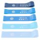 4. SET OF FITNESS CROSSFIT MINI BLUE BAND 5IN1 ENERO FIT