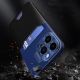 3. Leather Stand Case case for iPhone 14 Pro cover card wallet with stand blue