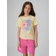 Girls' regular printed T-shirt 4F 4FJRSS26TTSHF4418-73S