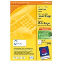 Avery 3475 Printable Labels White