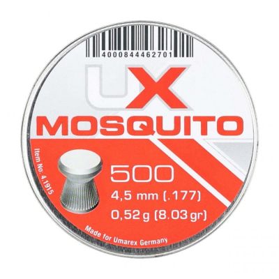UMAREX Mosquito 4.5 mm flat knurled pellets, 500 pcs.