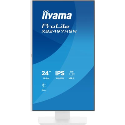 8. IIYAMA 60.5cm (24") XB2497HSN-W1 16:09 HDMI+DP+USB-C IPS