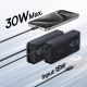 7. Baseus Free2Pull 10000mAh 30W powerbank with USB-C port and retractable USB-C cable - black