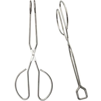 21. SILVER GRILL TONGUE 27 CM LENGTH