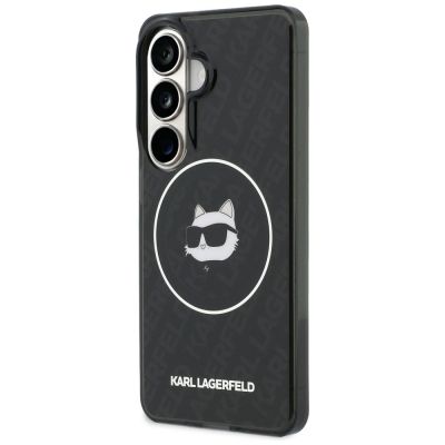 2. Karl Lagerfeld IML Repeated Choupette MagSafe Case for Samsung Galaxy S26 - Black