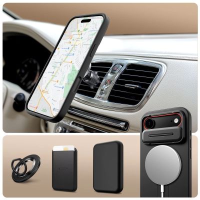 3. Tech-Protect Kevlar Aura MagSafe Case for iPhone Air - Black