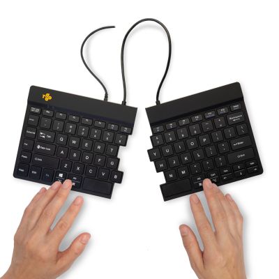 5. R-Go Tools Ergonomic R-Go Split Break v2 Keyboard with Break Software, QWERTY_US, Wired, Black