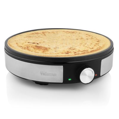 7. Tristar BP-2638 Pancake Maker 1 Pan 1200W Black, Stainless Steel