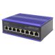 2. Industrial switch 8x 100Base-TX PoE 240W DIN extended temperature range.