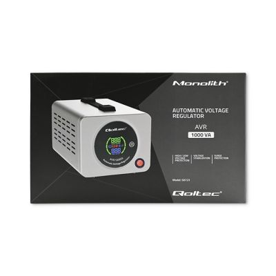 8. Qoltec Automatic Voltage Stabilizer AVR 1000VA