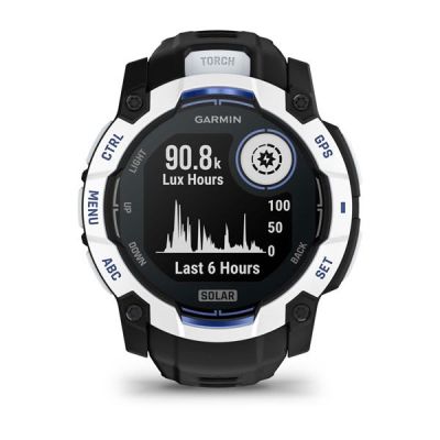 9. Garmin Instinct 3 Solar 010-02935-03 Smartwatch 50mm Black and White