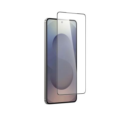 2. AmazingThing Radix Full Glass Tempered Glass with Black Frame for Samsung S25 Edge