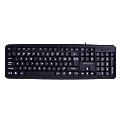 Esperanza Florida EK129 Keyboard (USB 2.0; (US); Black)