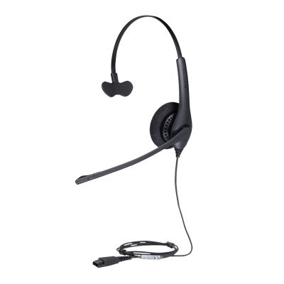 Jabra Biz 1500 Mono Headset, Wired, Headband, Office/Call Center, Bluetooth, Black
