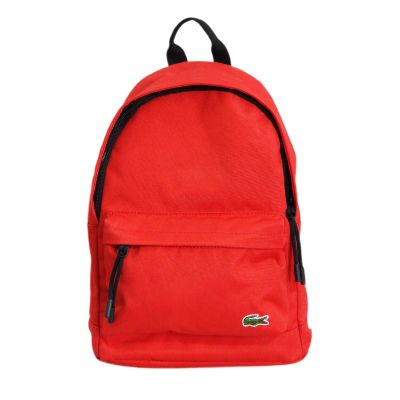 Lacoste Néocroc Unisex Fabric Backpack Red S - NH2860NE-883