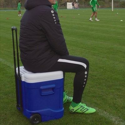 6. Sports cooler on wheels 55 liters 100827