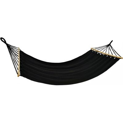 GARDEN HAMMOCK 1 PERSON 200X100CM WITH SPREADER 1064055 ANTHRACITE