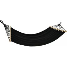GARDEN HAMMOCK 1 PERSON 200X100CM WITH SPREADER 1064055 ANTHRACITE