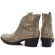5. Women's cowboy boots snake gold M.Daszyński MR2382