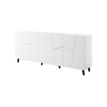 ETNA chest of drawers 200x42x82 white matt