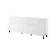 ETNA chest of drawers 200x42x82 white matt