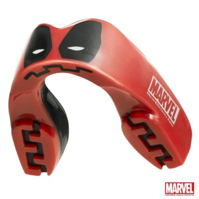 2. OZ-TT "Extro Marvel Deadpool" Mouthguards Red and Black SENIOR
