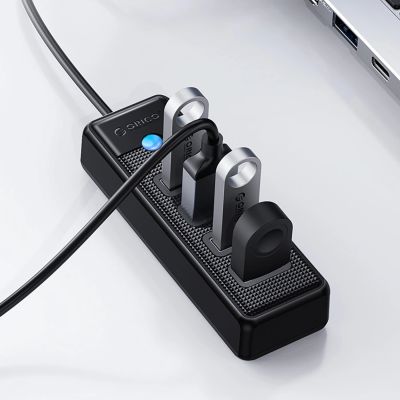 5. Hub Orico PW4U-U3 USB-A / 4x USB-A 3.0 - black