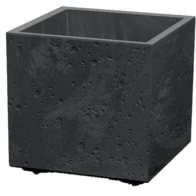 SIERRA SQUARE CONCRETE EFFECT FLOWER POT 39x39 ANTHRACITE