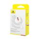 6. Baseus Heyo Series II Hidden Camera Detector with Alarm and Mini Flashlight + Baseus Simple USB-A - USB-C Cable - White