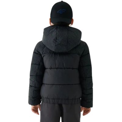 10. Boy's down jacket 4F M621 deep black 4FJWAW25TDJAM621 20S