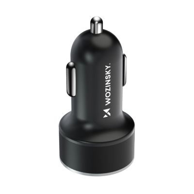 4. Wozinsky WDCCAC USB-C USB-A 36W Car Charger - Black