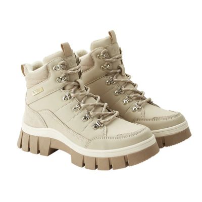 4. Lee Cooper women's winter boots beige insulated ankle boots