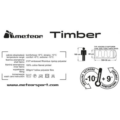 9. Meteor Timber 81152 Sleeping Bag