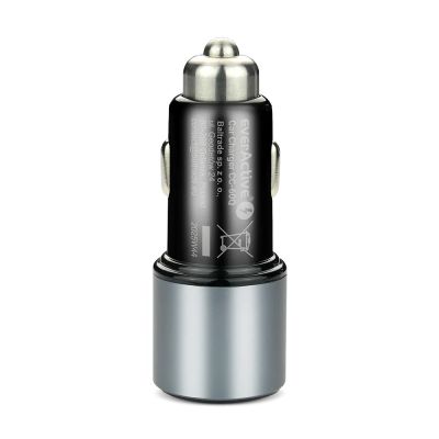 6. EVERACTIVE CAR CHARGER 1 X USB QC3.0, 1 X USB-C PD 83W BLACK CC-60Q