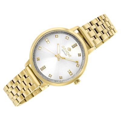 3. Giewont Sapphire Gold Silver Women's Watch GW7370-B2