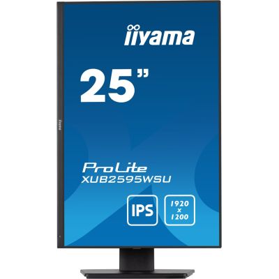 3. iiyama ProLite XUB2595WSU-B5 computer monitor 63.5 cm (25") 1920 x 1200 px WUXGA LED Black