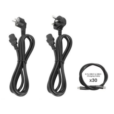 6. MANHATTAN 30-BOOK USB-C CHROMEBOOK CHARGING CABINET