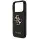6. Guess Grained Big 4G & Classic Logo case for iPhone 17 Pro - black