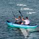 40. VIRTUFIT KAYAK 335 – TURQUOISE – WITH KAYAK SEATS AND CARRY BAG
